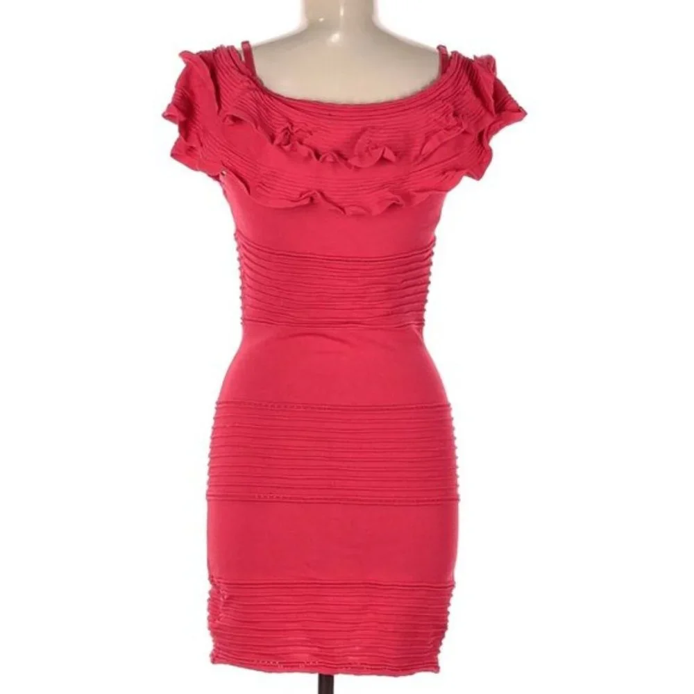 Guess Women Red Dress Size14 - Picture 2 of 3